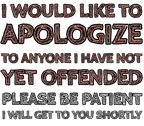 Apologize