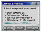 Critical Error