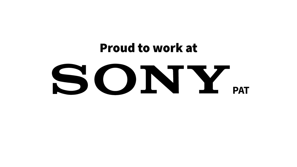 Work at Sony-pat