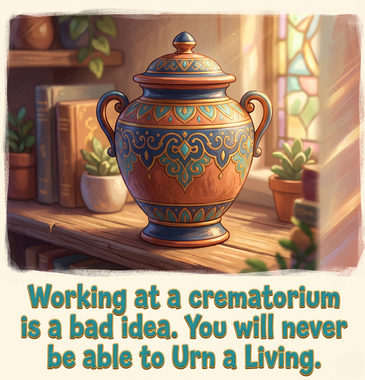 Working at Crematorium